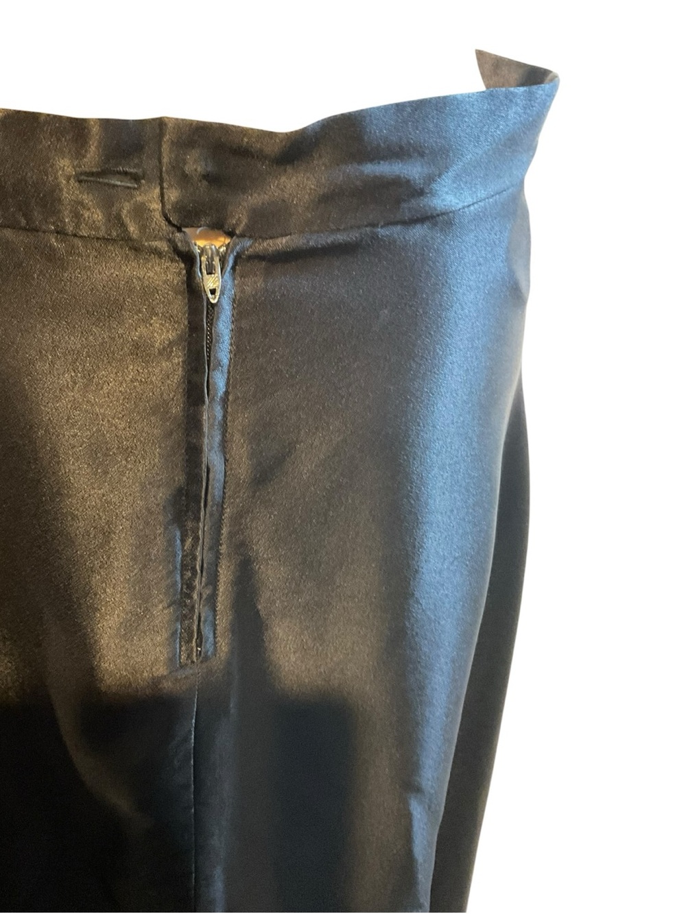 Source Unknown Black Satin Bias-Cut Maxi Skirt - Picture 5 of 11